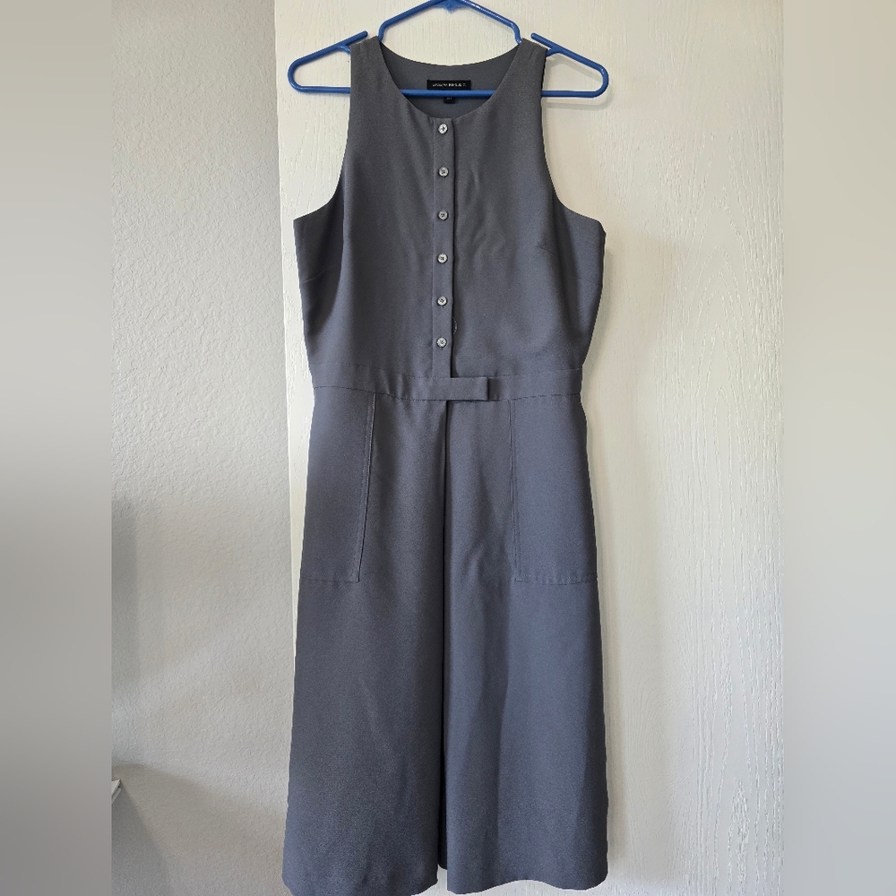 Banana Republic Charcoal Sleeveless Jumpsuit